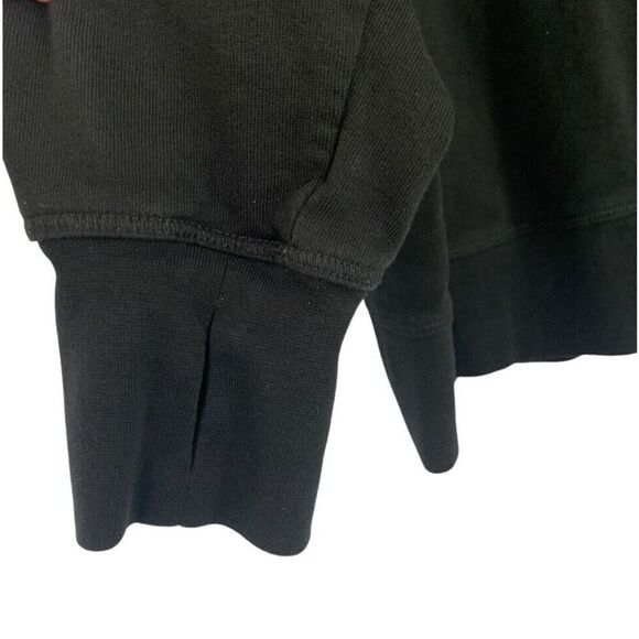 Sweaty Betty After Class Split Sweatshirt Solid Black Athleisure Size US 8-10 - Picture 3 of 10